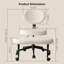 Chaise de bureau, chaise pivotante avec dossier-759669364
