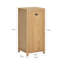 Bodulf Wood Cabinet Laundry Hamper with Handles