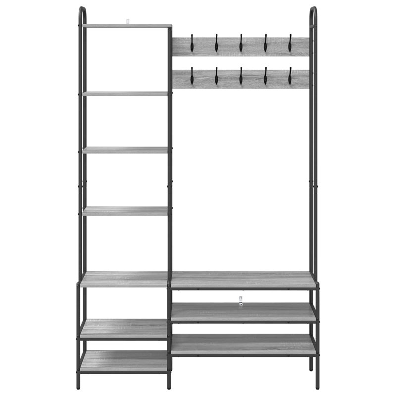 Hall Tree 120.5cm Wide, Grey Sonoma