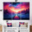 Cruce - ensemble de décoration murale paysage abstrait-108315889-108315892