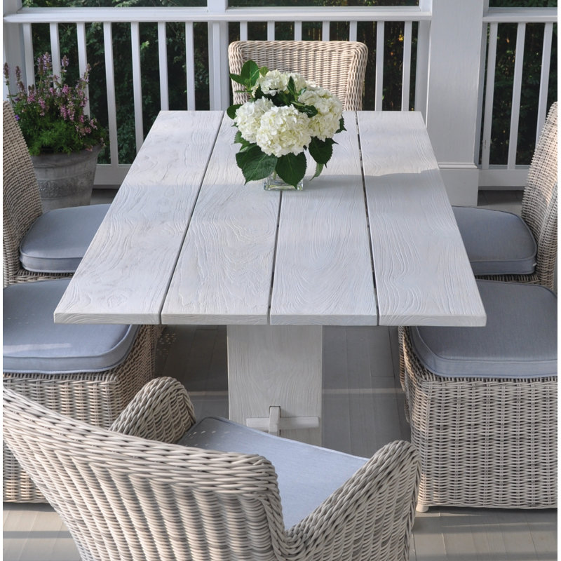 Oslo Outdoor Teak Dining Table, 39" W x 92" L x 29.5" H