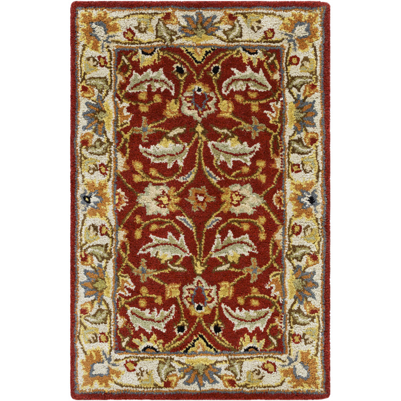 Tapis oriental en laine touffeté à la main Arnedra, Rectangle 9 pi x 12 pi