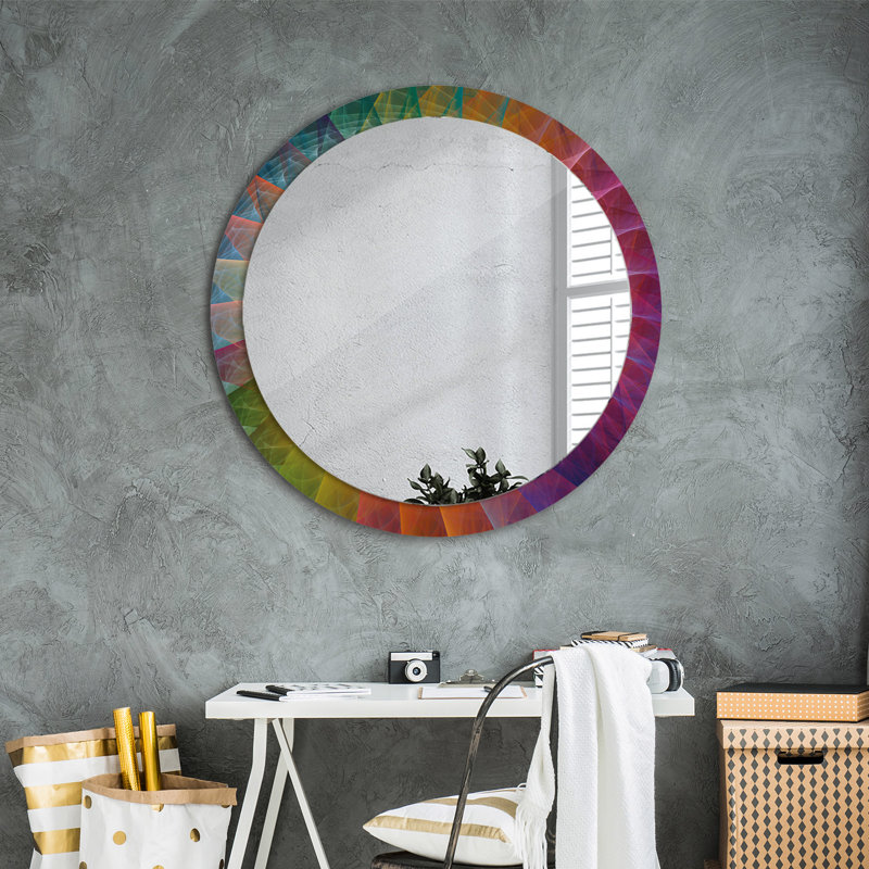Huldar Glass Flat Wall Mirror