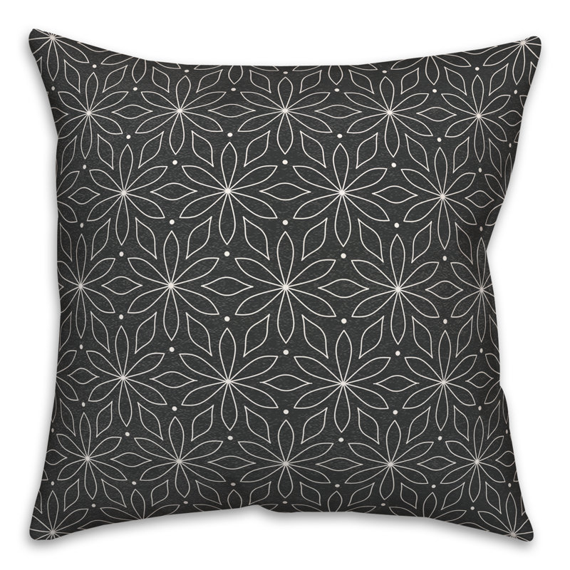 Floral Throw Pillow