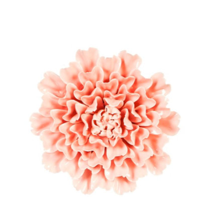 Décoration murale fleur en céramique