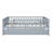 Full Size Daybed With Trundle And Gray Fence Guardrails - Create A Cozy Functional Bedroom Space Size Long-Lasting Comfortable Rest-1648762761-1648762765