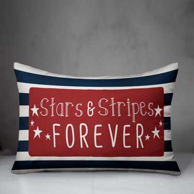 Striped Outdoor Throw Pillow