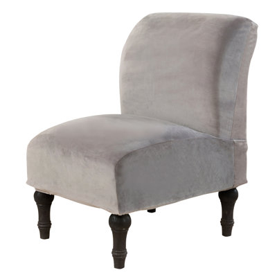 Housse pour fauteuil en velours sans accoudoirs, housses pour fauteuil amovible et lavable