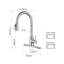 Robinet de cuisine avec douchette extractible-126749235