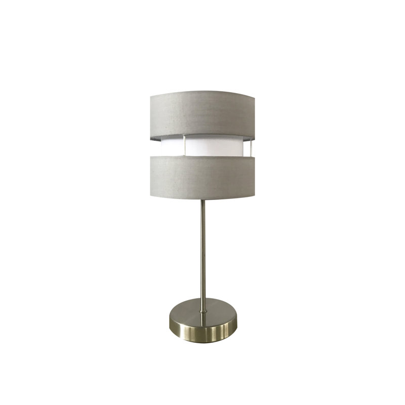 Aldery Metal Table Lamp, Grey