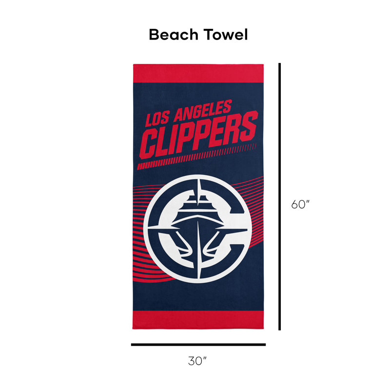 Serviette de plage 30 po x 60 po NBA Los Angeles