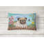  Coussin décoratif intérieur / extérieur Fawn Pug Spring
