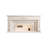 Beige Solid Wood TV Cabinet Fireplace-124424553