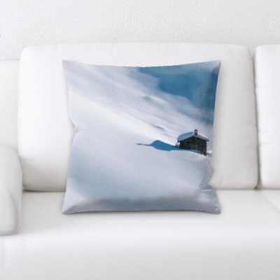 Microsuede Reversible Throw Pillow