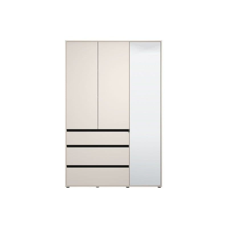Solid + Manufactured Wood Wardrobe, Natural