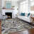 Machine Washable Indoor/Outdoor Jourdan ACN2383 Floral Rug-1447373460