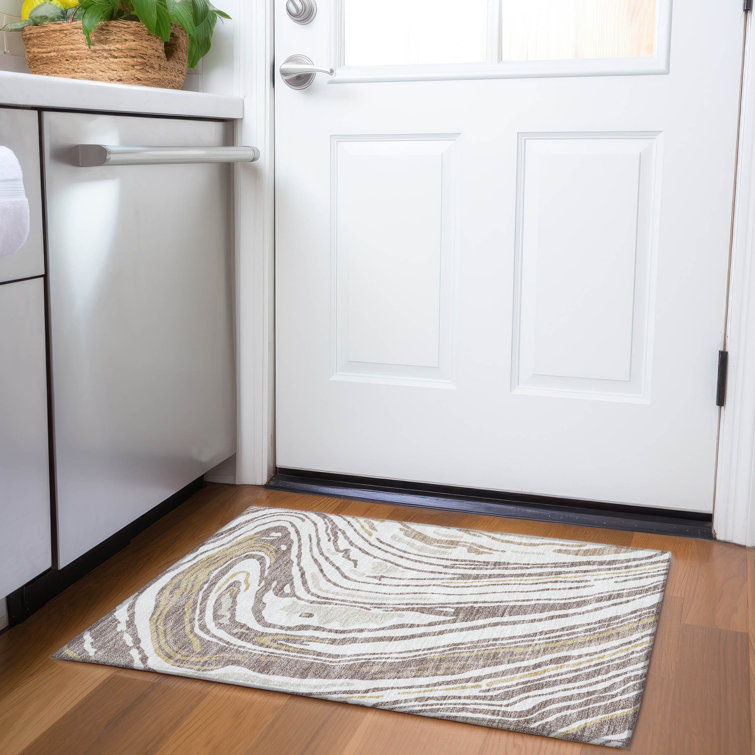 Premium Machine Washable Cossette AMF1051 Swirls Rug