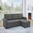 Upholstered Pull-Out Sofa Bed-284985693