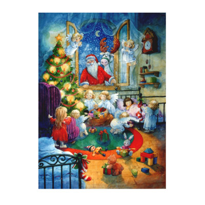 Petit père noël de fenêtre