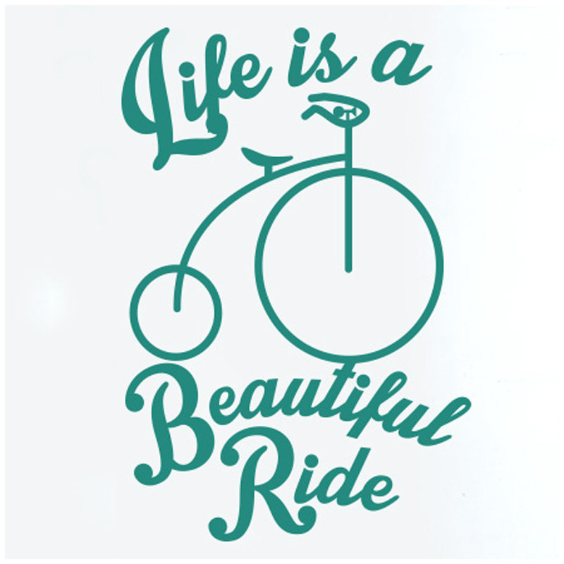 Wall Decal, Aqua Green, Large