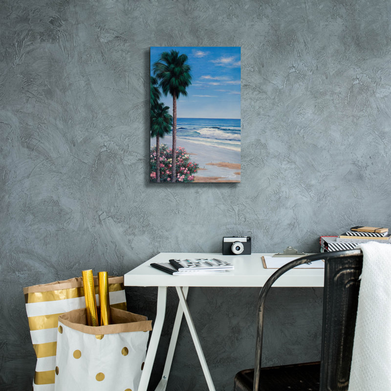 «Calm Tropics» par Diane Romanello, H 18 po x l 12 po x P 0,75 po