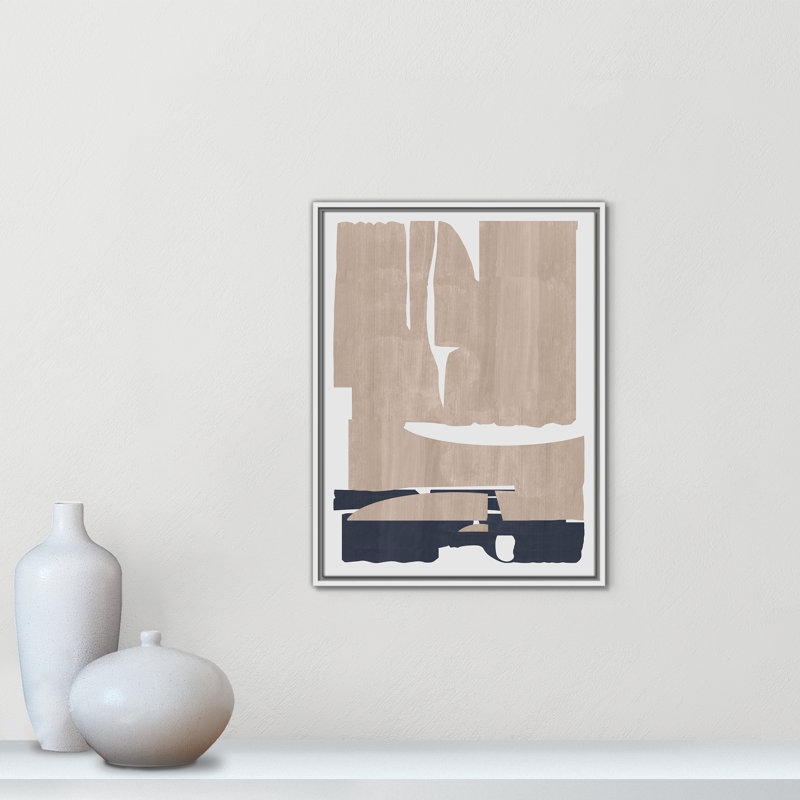Impression «Deep Golden Brown I» par Cartissi, Toile avec cadre, White Floater, 19.5'' W x 25.5'' H