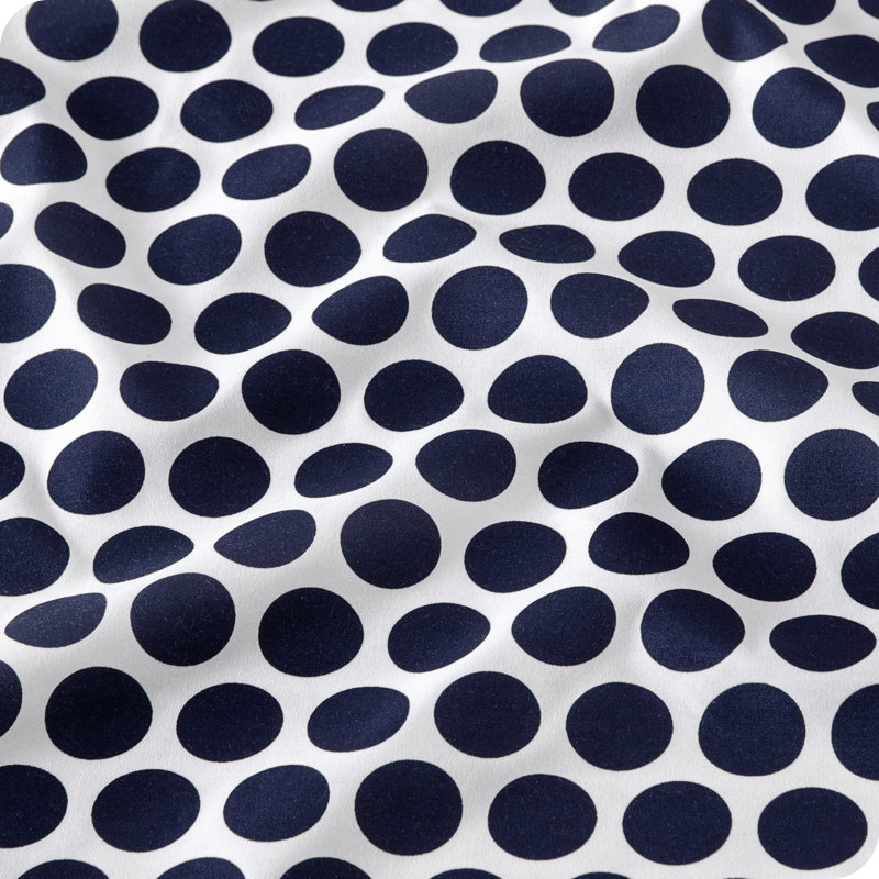 Microfiber Print Sheet Set, White/Midnight, King Sheet Set + 1 Fitted Sheet + 2 Pillowcases