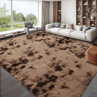 Rectangle Beladora Large Area Rug High-Pile Plush Shag Rug Perfect for Living Rooms, Bedrooms, Dining Rooms