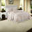 Elegant Scalloped Bedding Sets, Microfiber Cotton, Farmhouse King/cal King