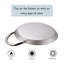 Plaque chauffante ronde en acier inoxydable ARC-55800782