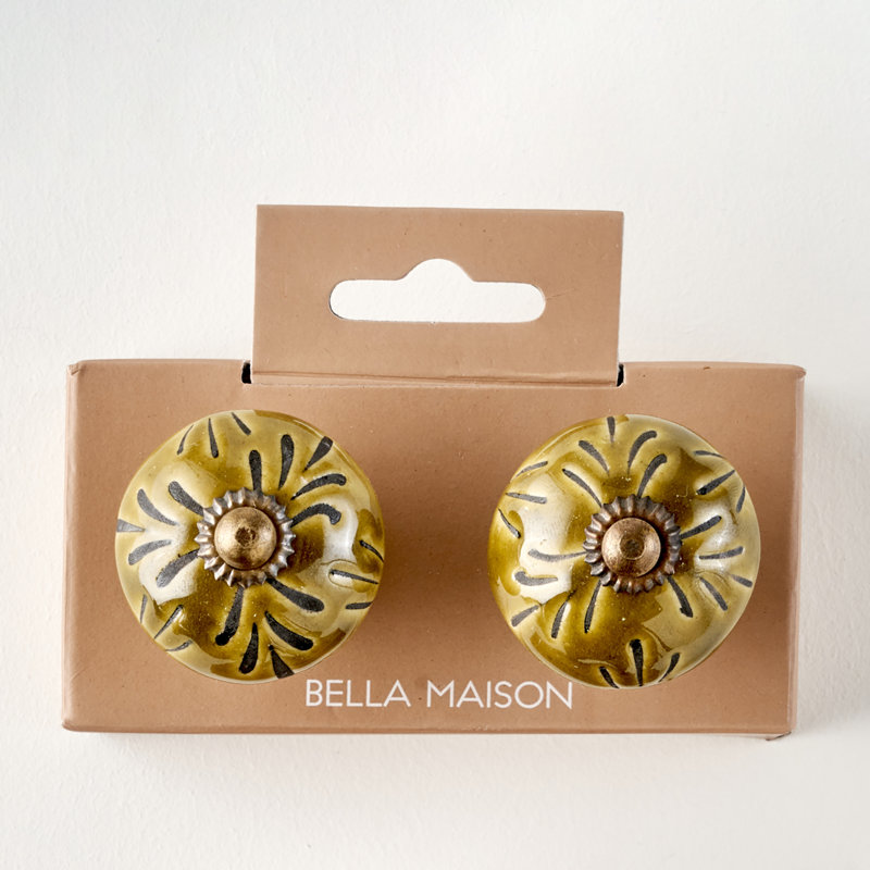 Taro Ceramic Cabinet Knobs (Set Of 2)