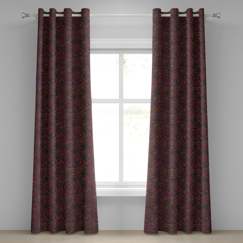 Sateen Blackout Curtains / Drapes Pair, 50" W x 96" L