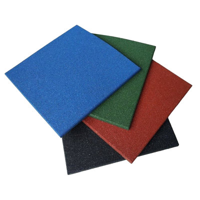 "Eco-Sport" 19.5" x 19.5" x 0.75" Rubber Tile 5-Pack