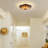 Lorentz Glass Semi Flush Mount