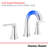 Becklow Widespread 2-handle Bathroom Faucet with Drain Assembly-89404522