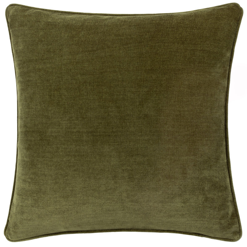 Square Cushion Cover, Olive