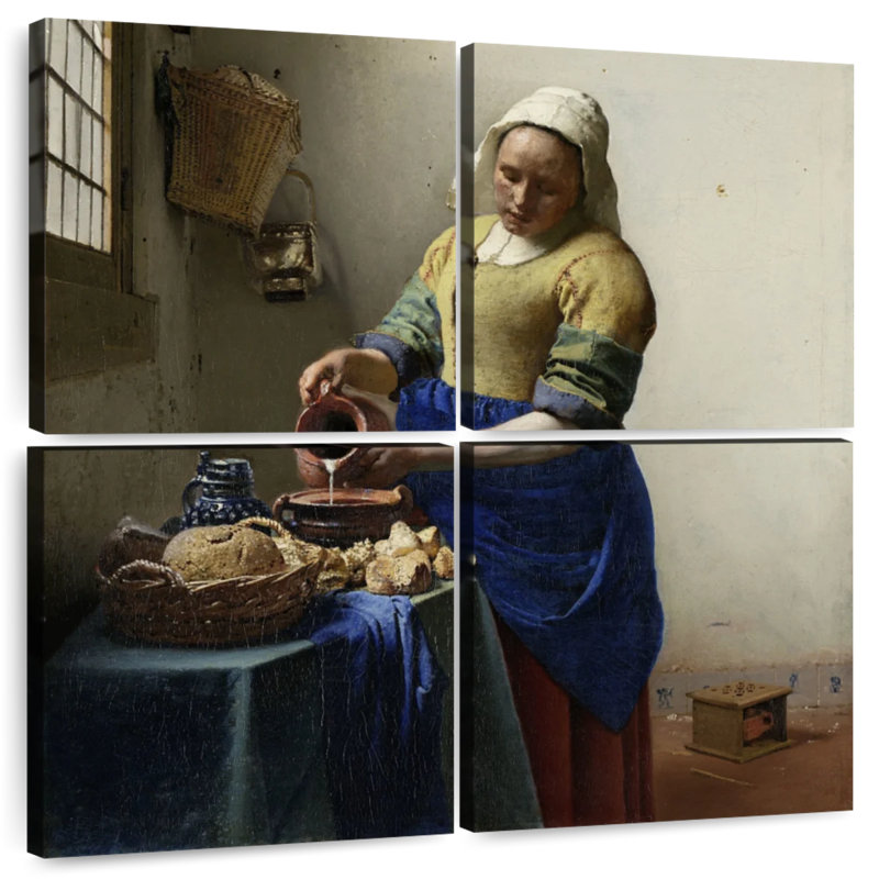 Leisha The Milkmaid, 26" H x 26" W
