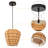 Awtumn - Light Natural Wood Geometric Pendant