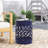 Outdoor Metal Patio End Table-673984820