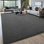 Tapis pour salon de chambre à coucher, tapis en mousse viscoélastique épaissie gris foncé, tapis à poils longs minimaliste d'intérieur moderne et minimaliste pour garçons filles