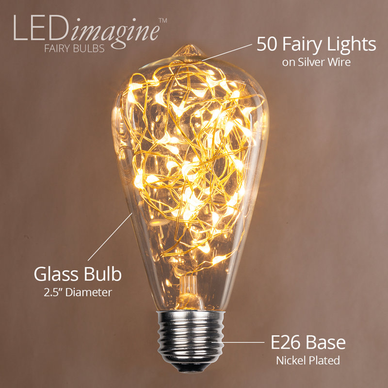 25 Watt Equivalent ST64 E26/Medium (Standard) LED Bulbs