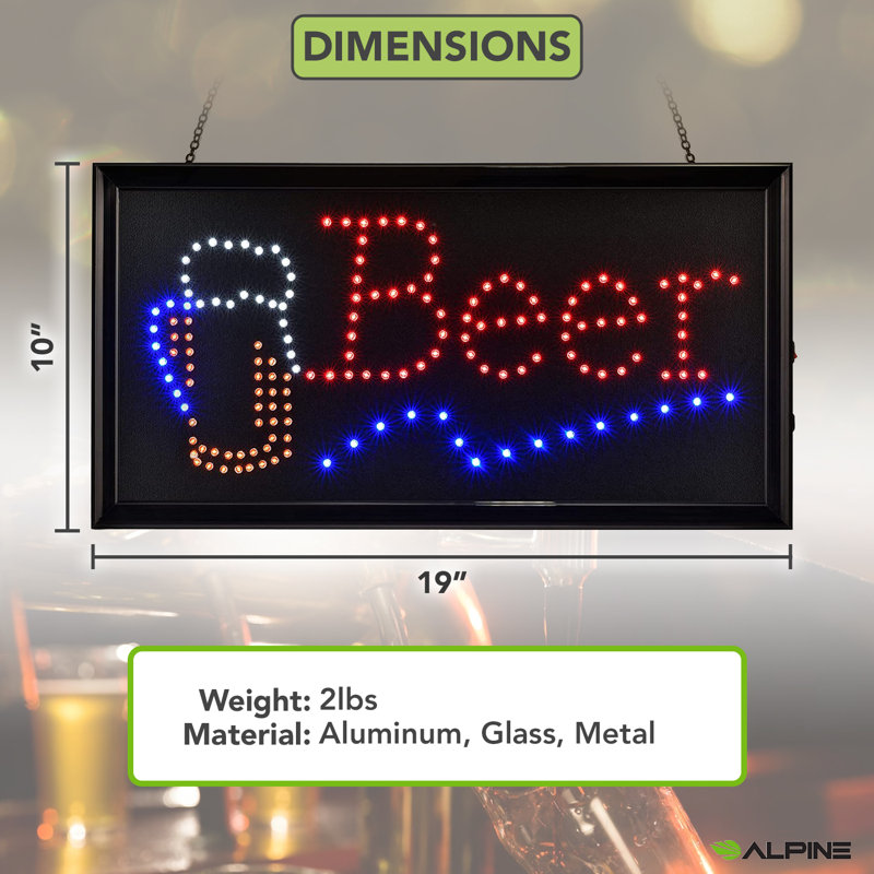 LED Beer Sign