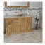 Dehoyos 1230mm Single Bathroom Vanity with Vessel Stone Basin