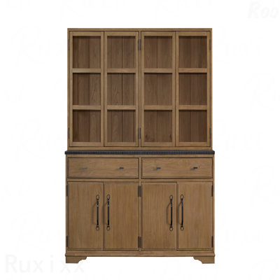 2 Piece Cabinet - Almond