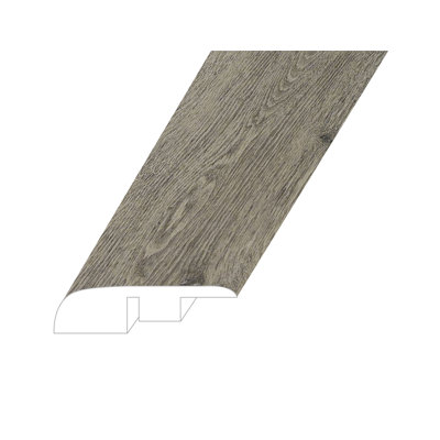Vinyl 1.38'' W x 94.49'' L End Cap
