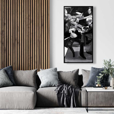 Symphony Orchestra Performing - Contemporary Musical Canvas Art