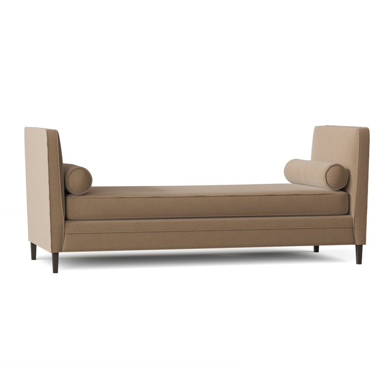 Banc rembourré Lydia, Camouflage Sachi, Brun acajou