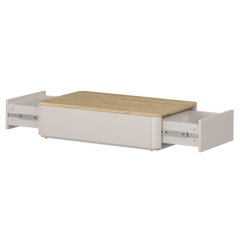 Blackett Coffee Table with Storage, Cream