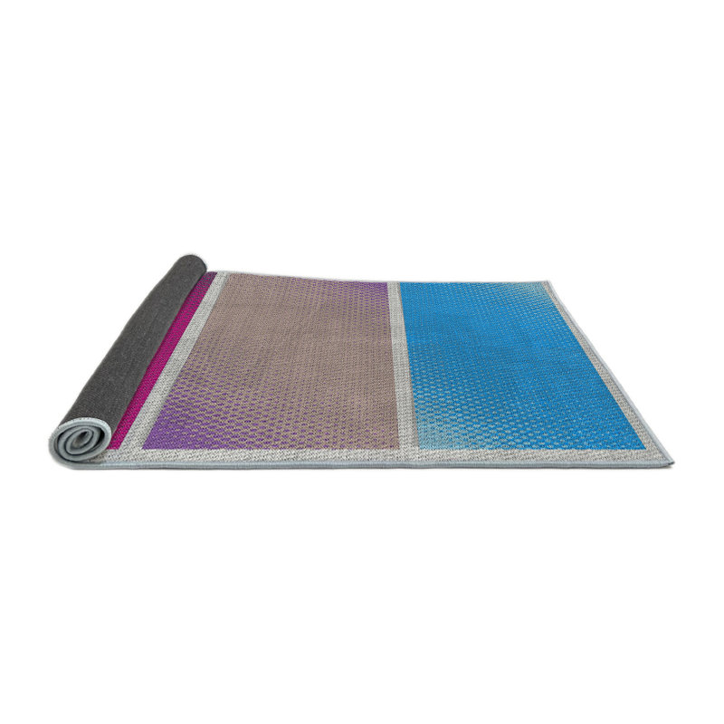 Tapis motif rose/gris/bleu Peddie, Carré 8 pi
