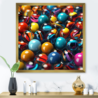 Mystical Marbles V - Formes abstraites, reproduction sur toile